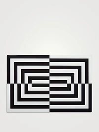 Large Op Art Lacquer Box