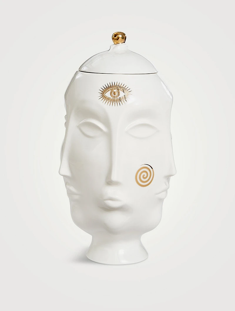 Gilded Muse Frida Porcelain Urn