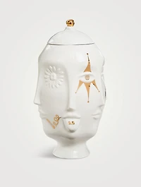 Gilded Muse Frida Porcelain Urn