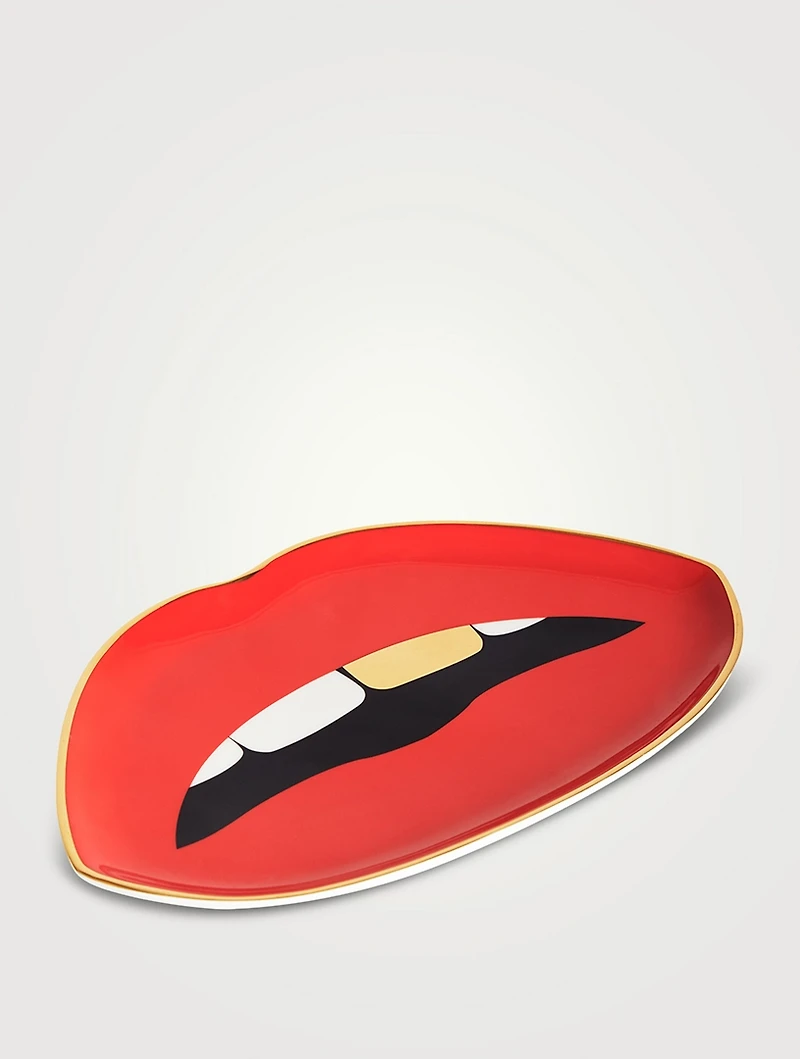 Lips Porcelain Trinket Tray