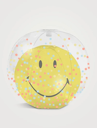 Smiley Face 3D Inflatable Beach Ball
