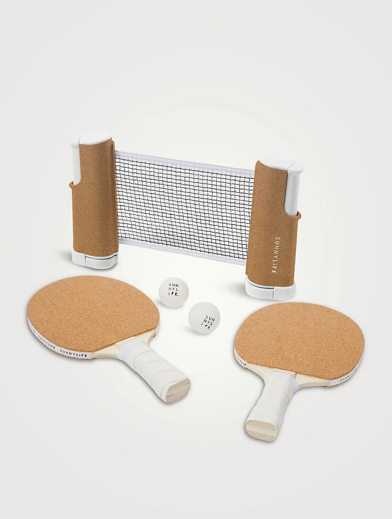Cork Play On Table Tennis Set