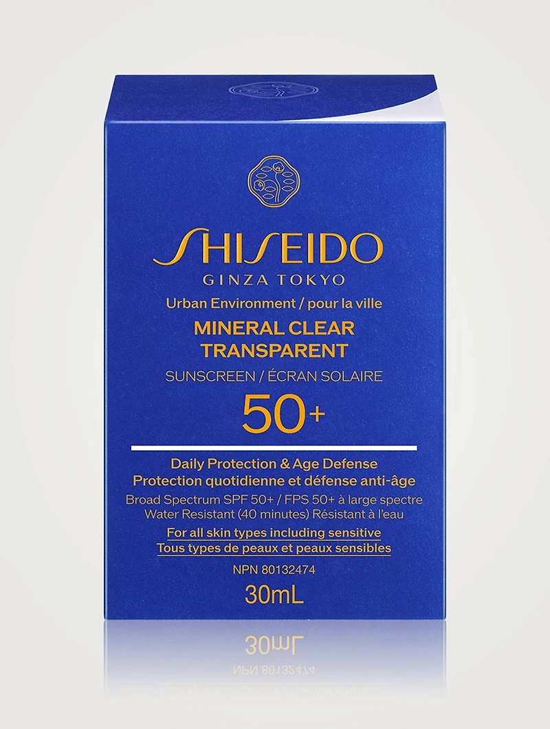 Urban Environment Mineral Clear Sunscreen SPF 50+