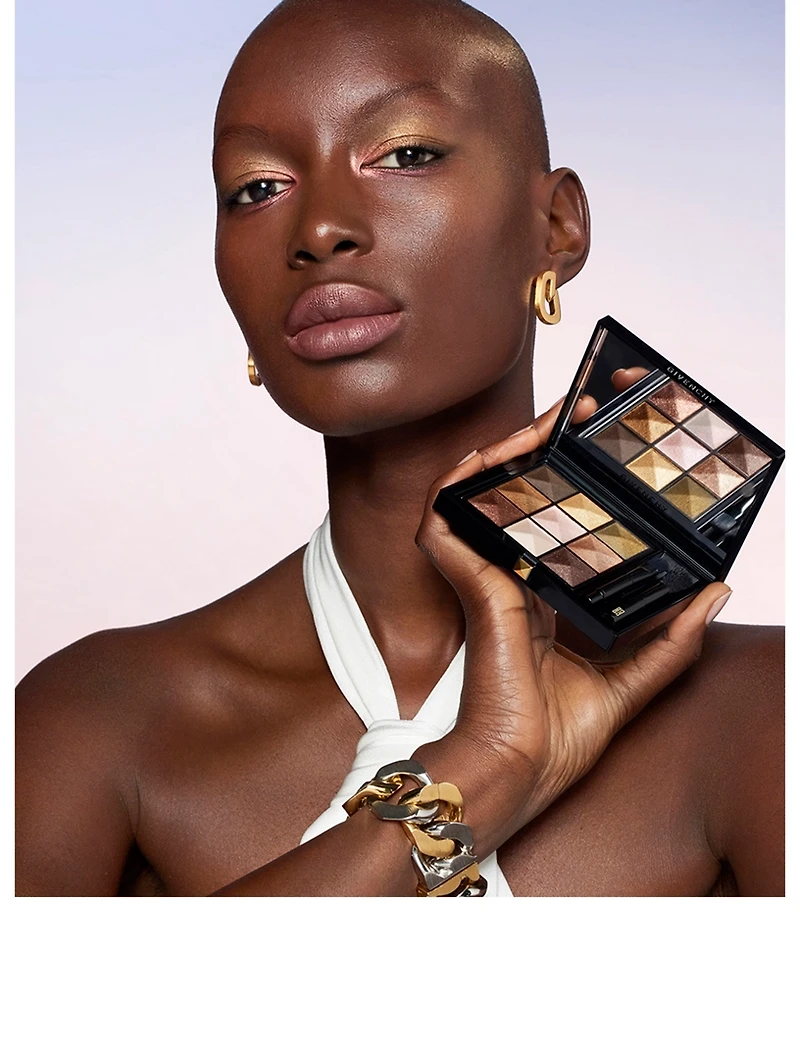 Le 9 De Givenchy Multi-Finish Eyeshadows Palette High-Pigmentation, 12-Hour Wear - Holiday Limited Edition