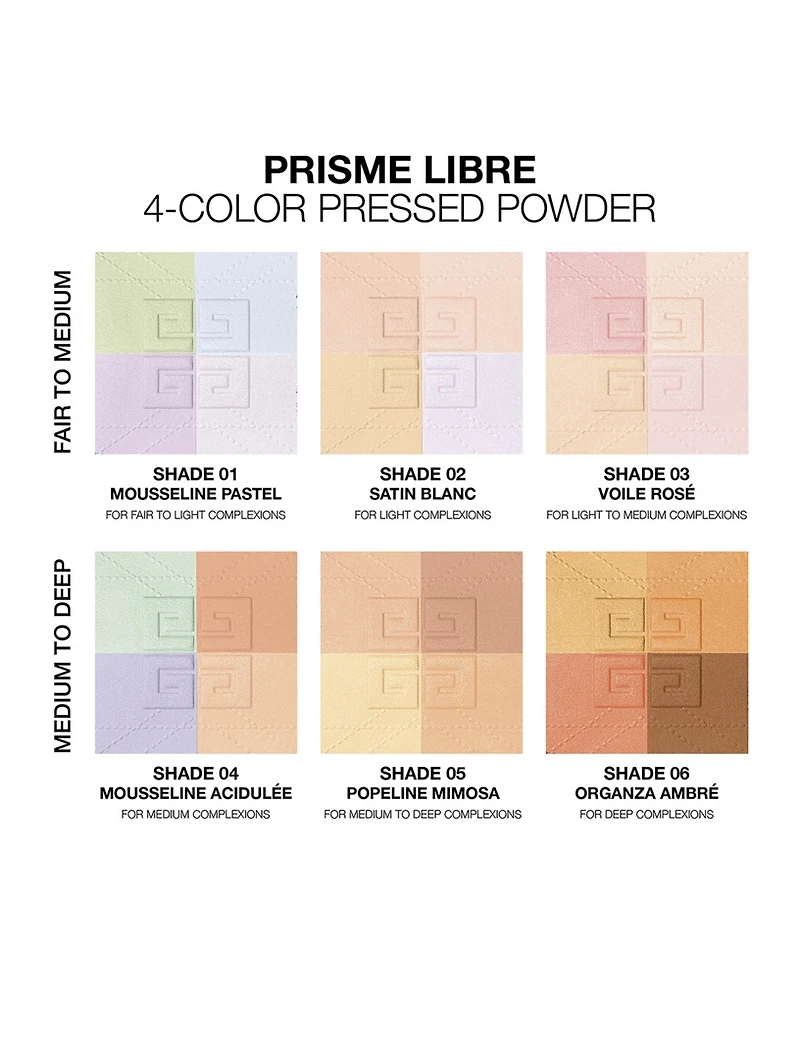 Prisme Libre Ultra-Blurring & Colour-Correcting Pressed Powder