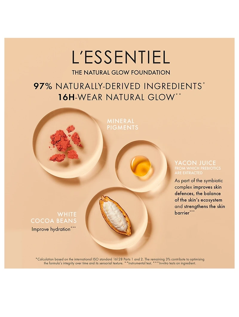 L'Essentiel Natural Glow Foundation 16h Wear