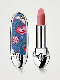 Rouge G Floral Denim Refillable Lipstick Case - Limited Edition