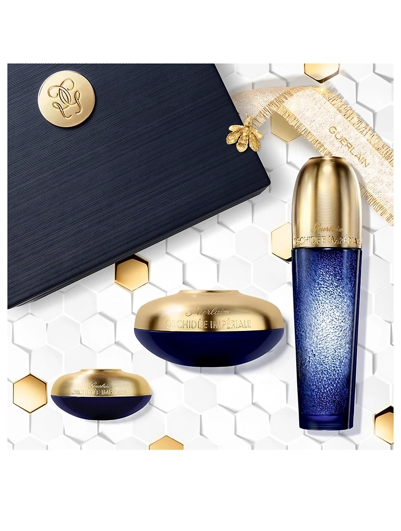 The Orchidée Impériale - Imperial Ritual Gift Set: Serum, Face Cream, Eye & Lip Contour Cream