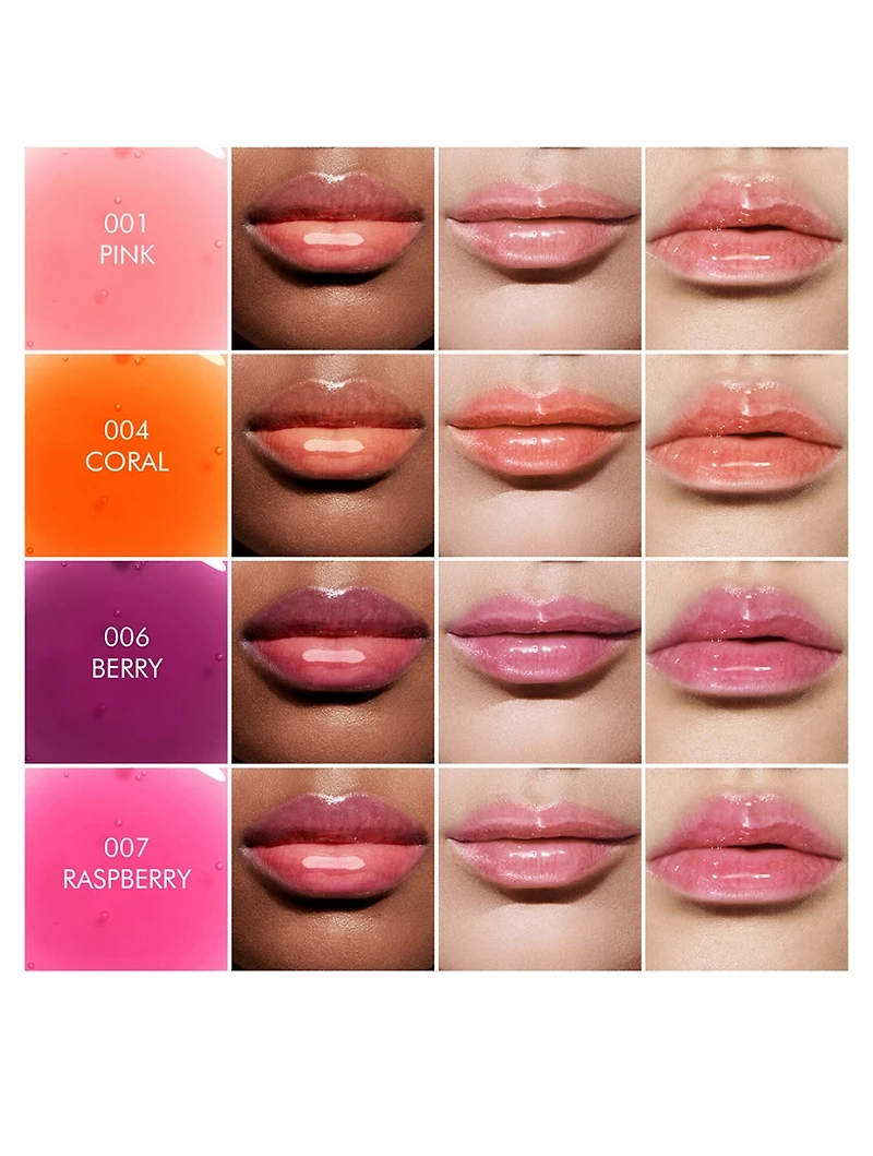 Lip Glow Oil - Colour Reviver Nourishing Lip Oil With Cherry Oil