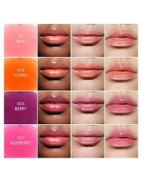 Lip Glow Oil - Colour Reviver Nourishing Lip Oil With Cherry Oil