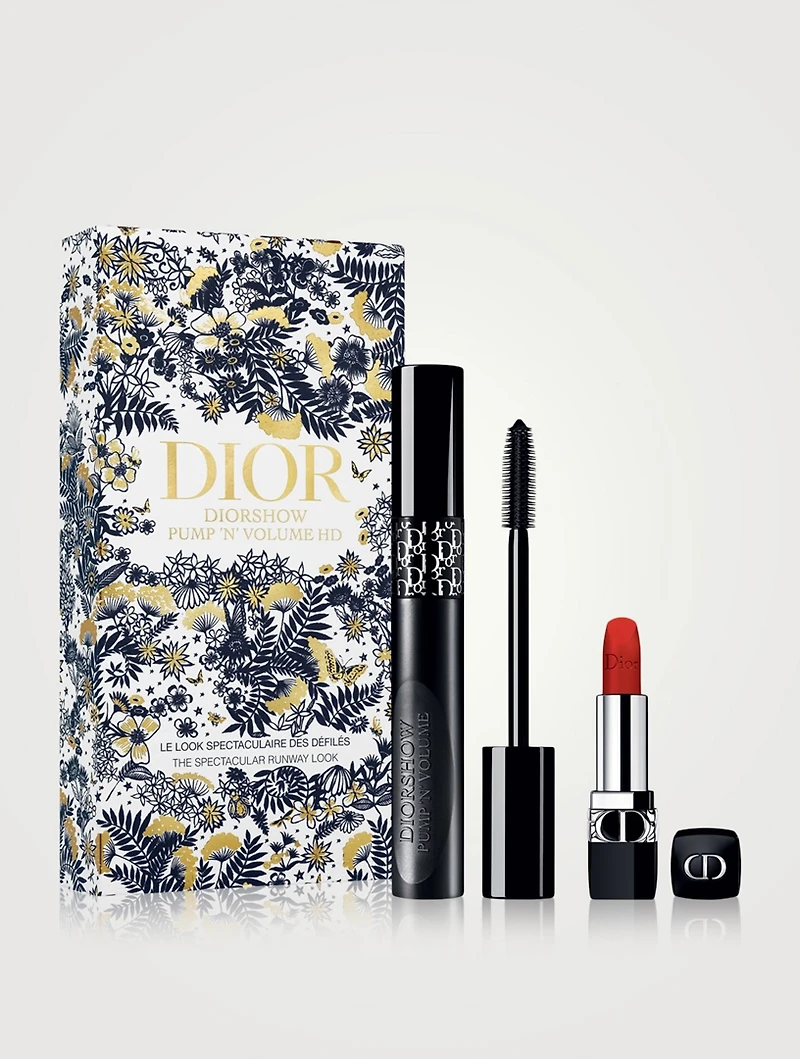 Diorshow Pump 'N' Volume Makeup Set - Mascara & Lipstick