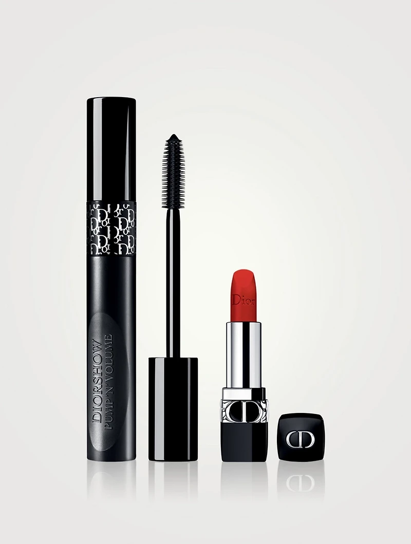 Diorshow Pump 'N' Volume Makeup Set - Mascara & Lipstick