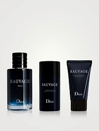 Sauvage Parfum, Deodorant and After-Shave Balm Gift Set - Limited Edition