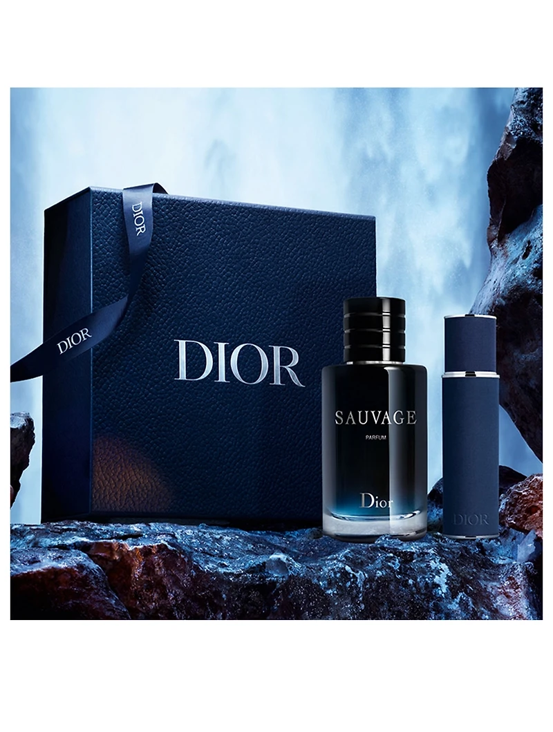Sauvage Parfum Gift Set - Limited Edition Parfum and Travel Spray