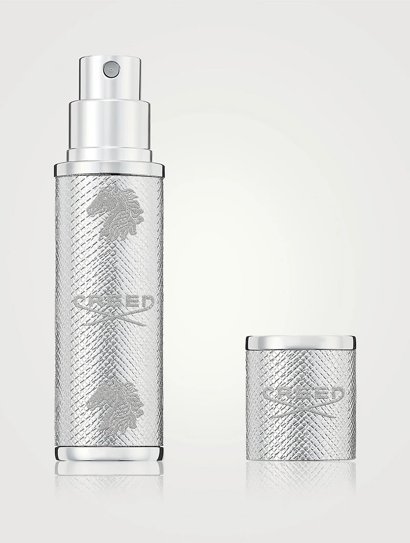 Refillable Travel Perfume Atomizer - Silver