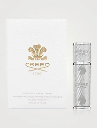 Refillable Travel Perfume Atomizer - Silver