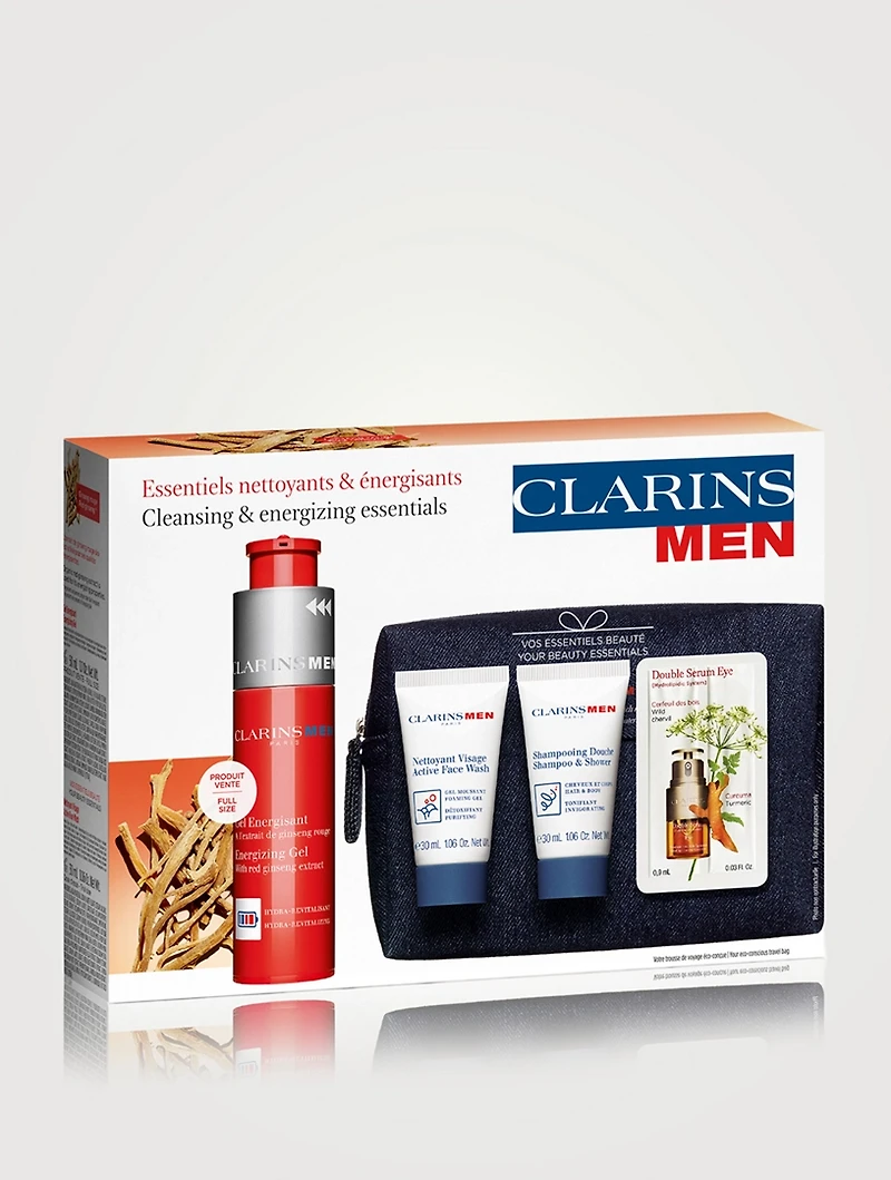 ClarinsMen Cleansing & Energizing Essentials