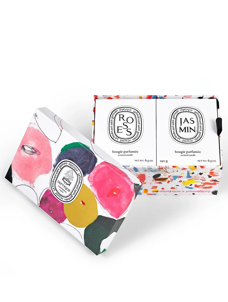 Roses & Jasmine Candle Duo - Pierre Frey Edition