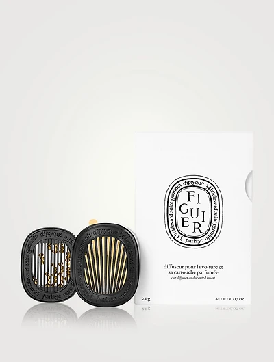 Figuier (Fig) Car Fragrance Diffuser & Refill Insert Set