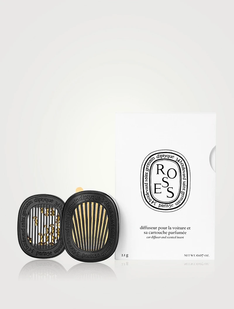 Roses Car Fragrance Diffuser & Refill Insert Set