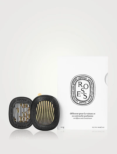 Roses Car Fragrance Diffuser & Refill Insert Set