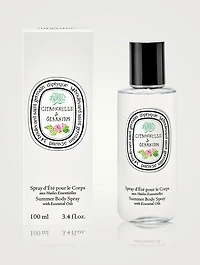 Citronnelle Lemongrass & Géranium Body Spray With Essential Oil