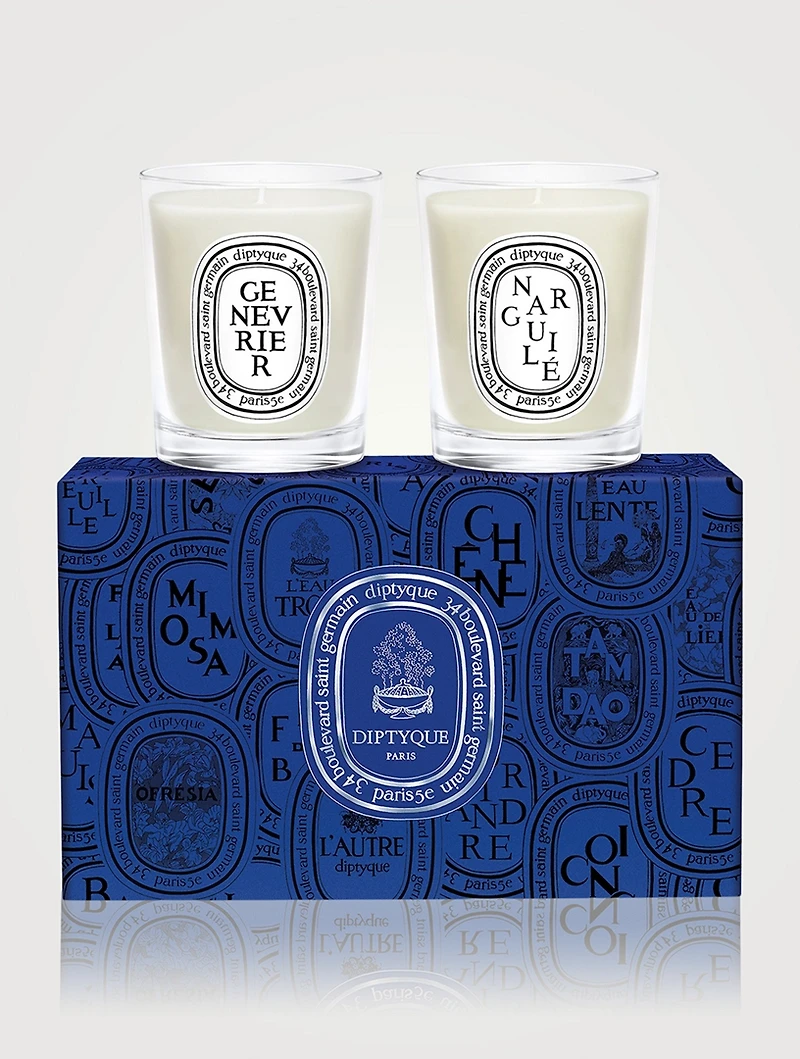 Narguilé & Genévrier (Juniper) - Set Of 2 Small Candles