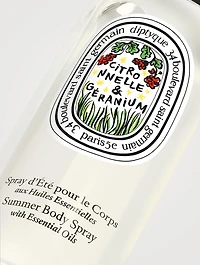 Lemongrass & Geranium Body Spray - Limited Edition