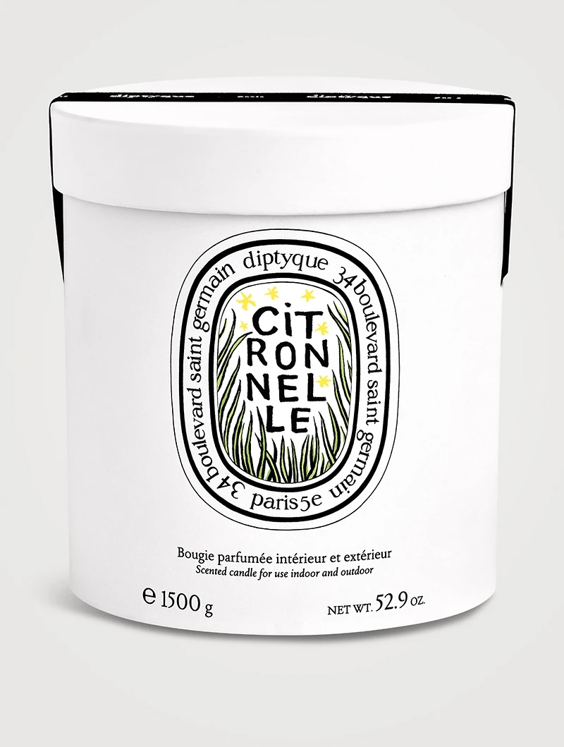 Citronnelle (Lemongrass) Extra Large Scented Candle