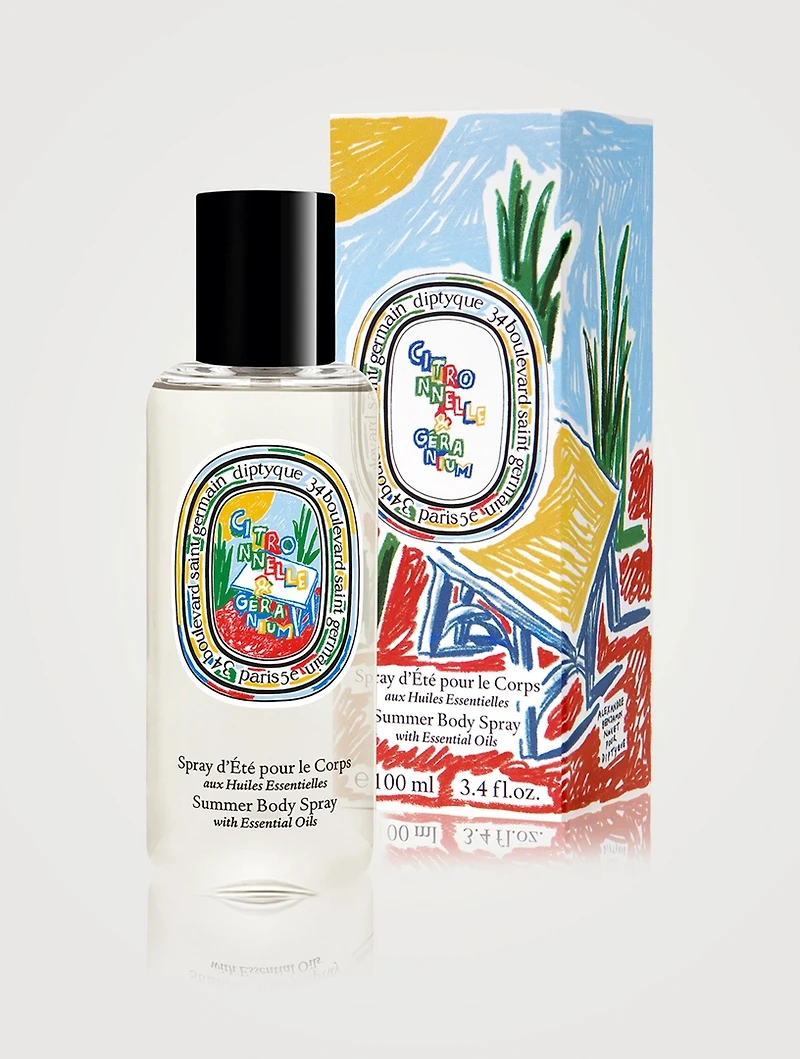 Citronnelle And Géranium Summer Body Spray