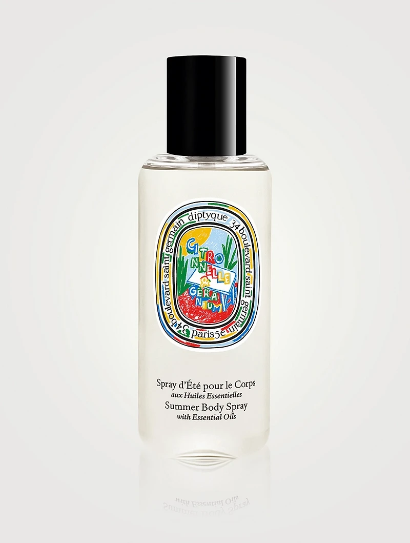 Citronnelle And Géranium Summer Body Spray