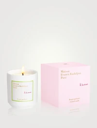 À La Rose Candle
