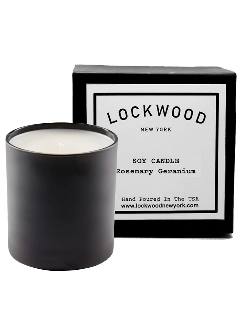Rosemary Geranium Soy Candle