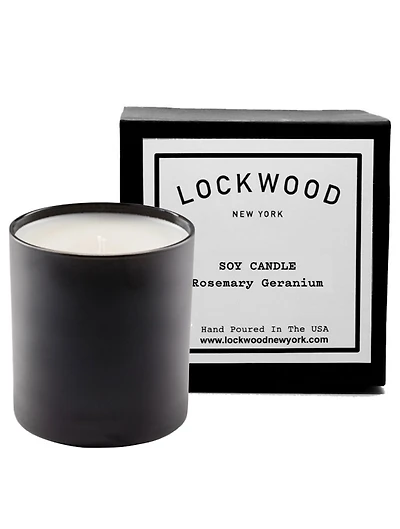 Rosemary Geranium Soy Candle