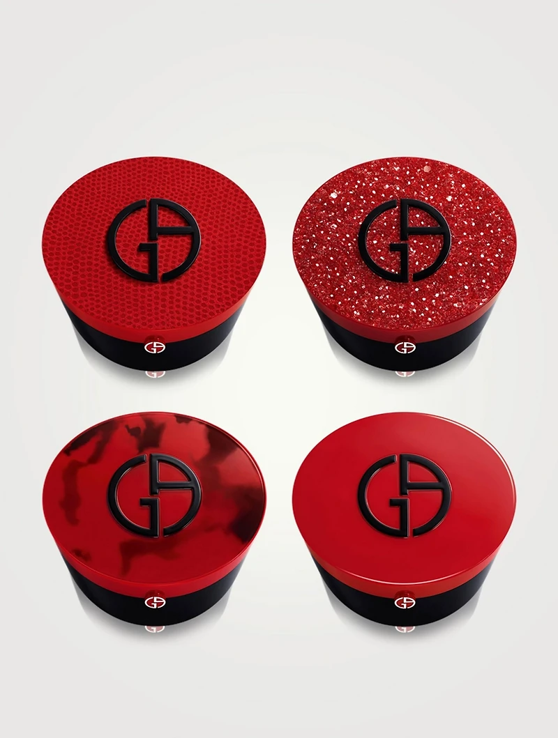 My Armani-To-Go Red Cushion Crystal Foundation Case