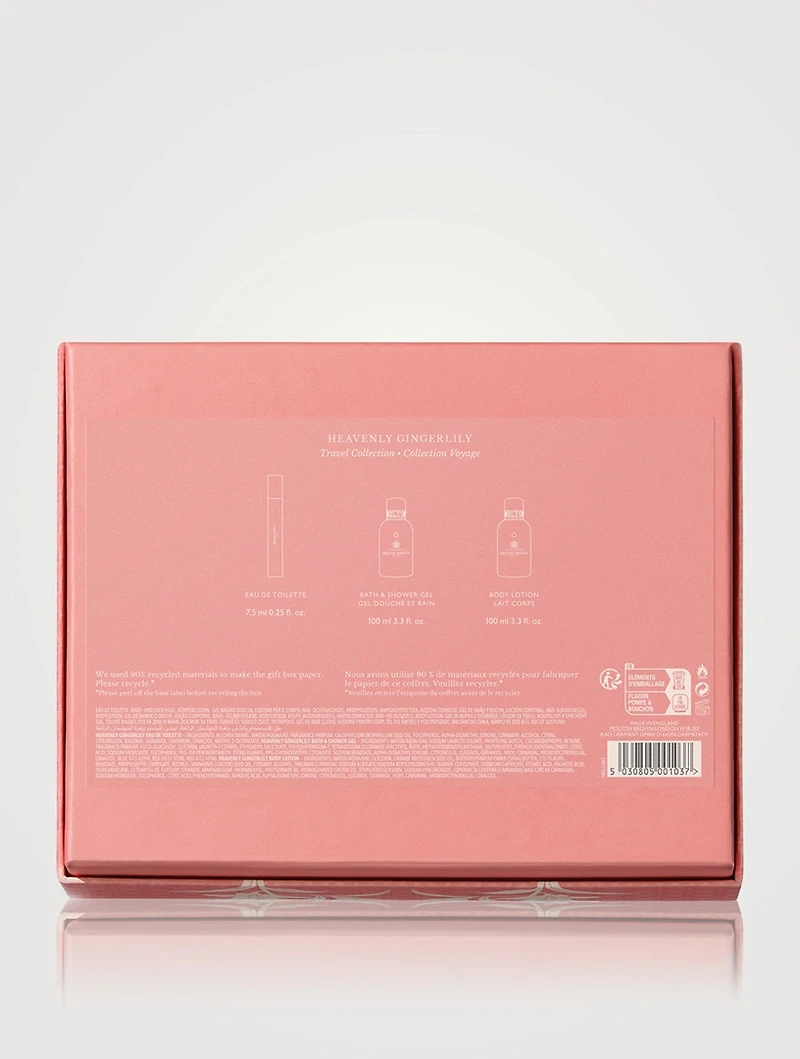 Heavenly Gingerlily Travel Set