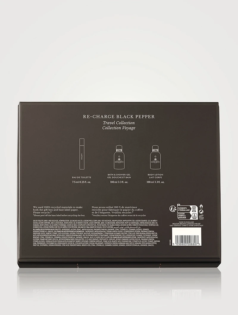Re-charge Black Pepper Travel Collection