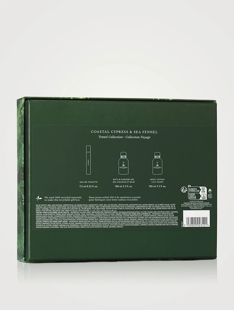 Coastal Cypress & Sea Fennel Travel Set