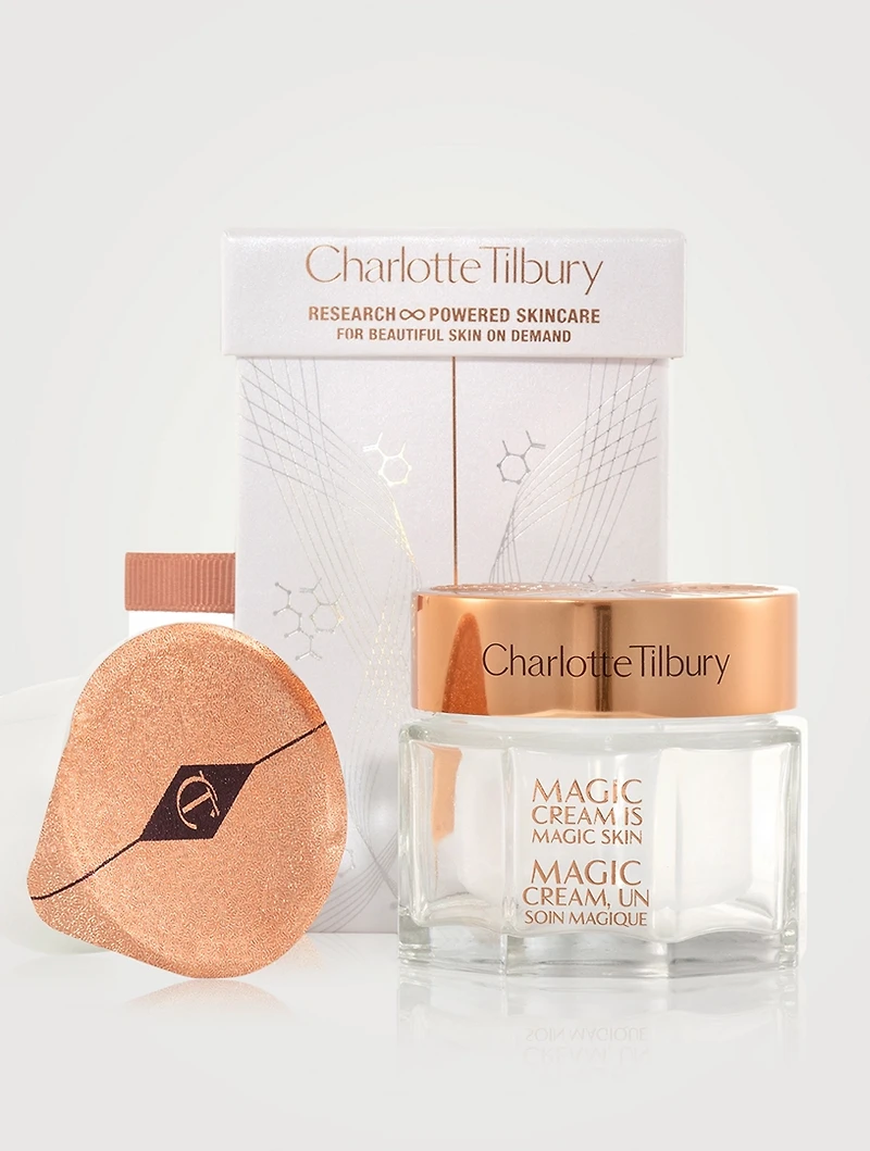 Charlotte's Magic Cream Moisturizer With Hyaluronic Acid & Refill Set