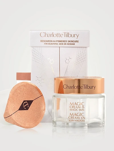 Charlotte's Magic Cream Moisturizer With Hyaluronic Acid & Refill Set