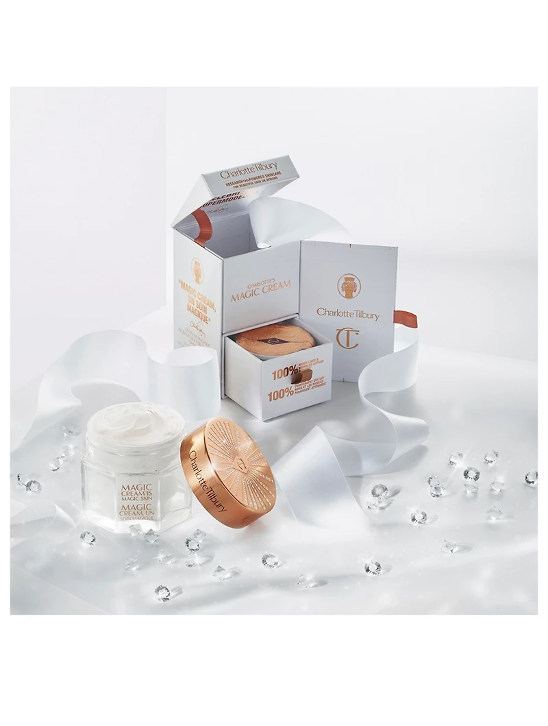 Charlotte's Magic Cream Moisturizer With Hyaluronic Acid & Refill Set