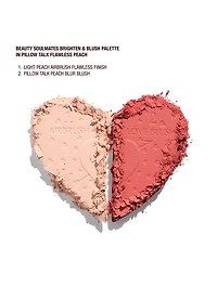 Pillow Talk Beauty Soulmates Brightening and Blush Powder Palette