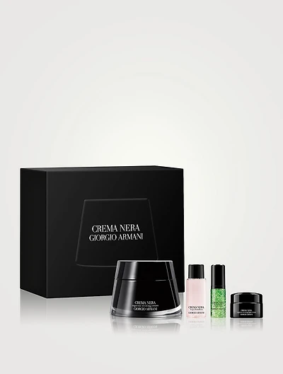 Crema Nera Gift Set Anti-Aging Face Care Routine for Refined Skin Texture