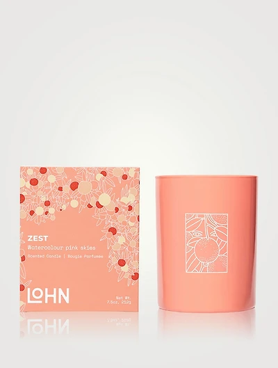 ZEST- Grapefruit & Rhubarb Candle