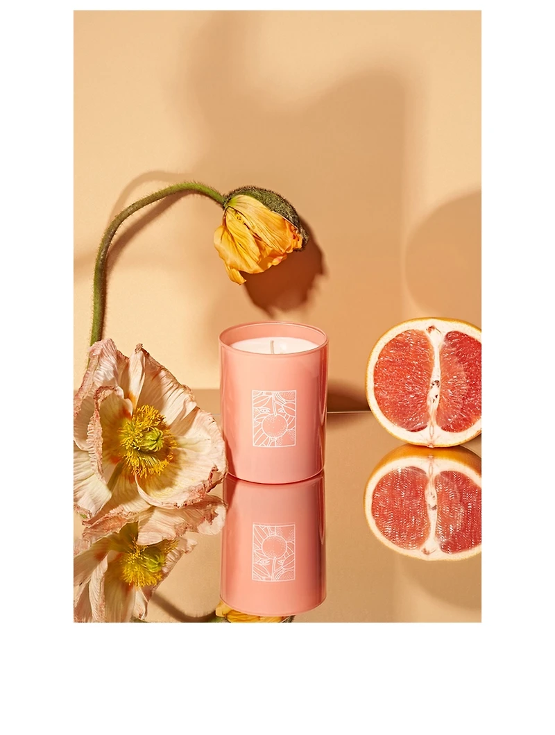 ZEST- Grapefruit & Rhubarb Candle