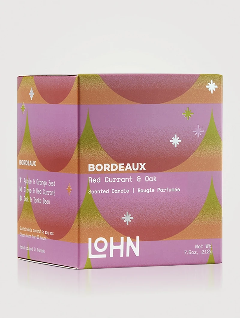Bordeaux Candle - Champagne & Cranberry