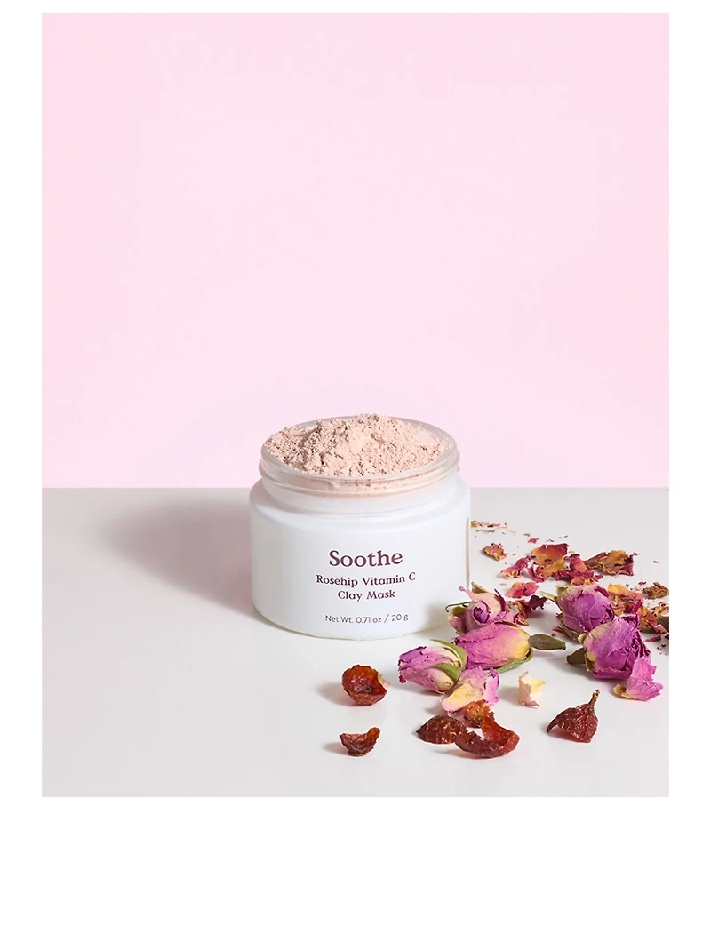 Soothe Rosehip Vitamin C Clay Mask