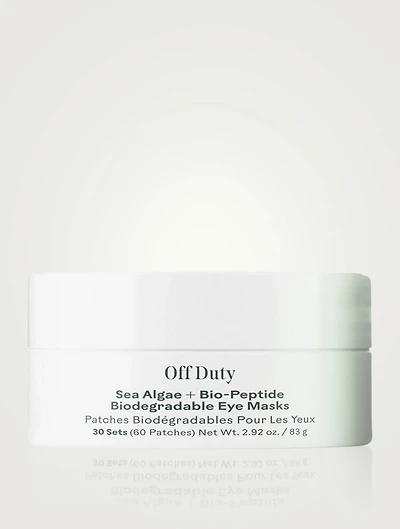 OffDuty™ Sea Algae + Bio-Peptide Smoothing Biodegradable Eye Masks