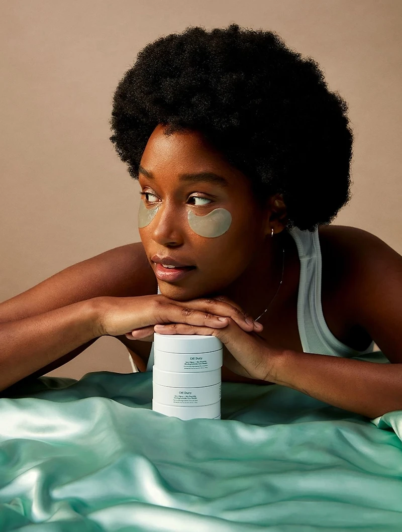OffDuty™ Sea Algae + Bio-Peptide Smoothing Biodegradable Eye Masks