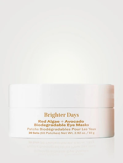 Brighter Days Red Algae + Avocado Biodegradable Eye Masks